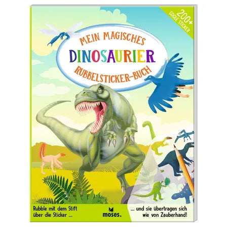 Zauber-Stickerbuch Dinos